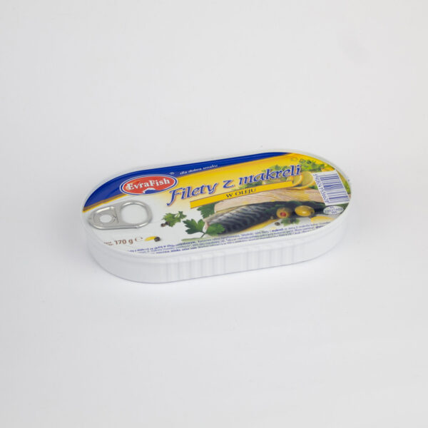 Filety z makrely v oleji 170g