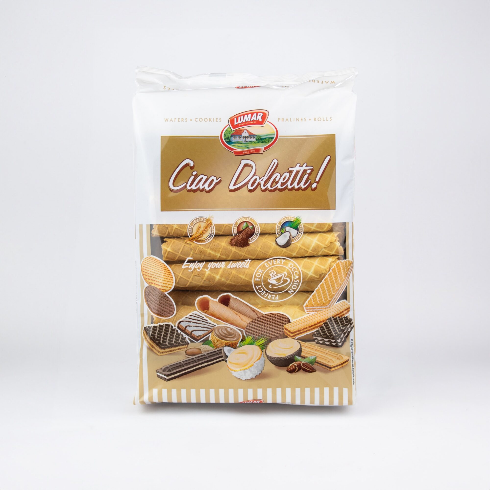 Lumarki rurki waflowe 450g